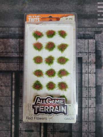 All Game Terrain - Tufts Red Flowers