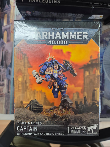Space Marines - Captain with Jump Pack and Relic Shield