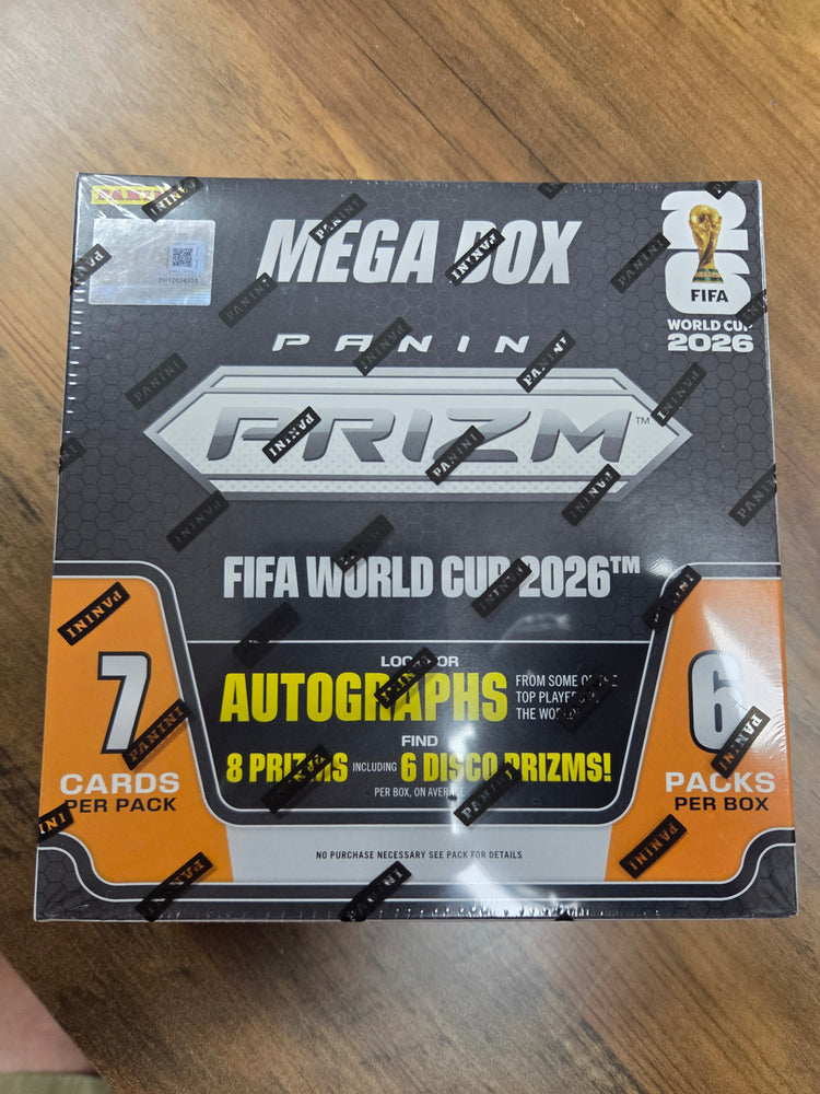 2026 Panini Prizm Fifa World Cup Soccer Mega Box