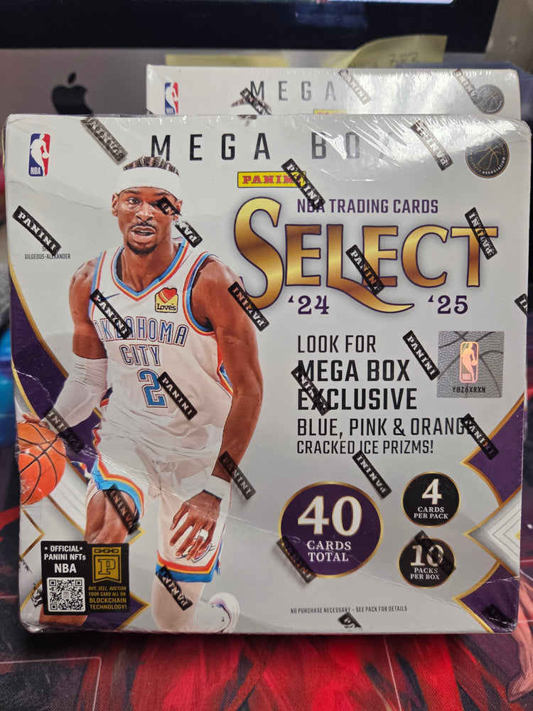 Panini Select Basketball Mega Box (Blue, Pink, Orange Ice) 2024-25