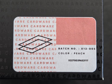 Cardware - Peach Sleeves