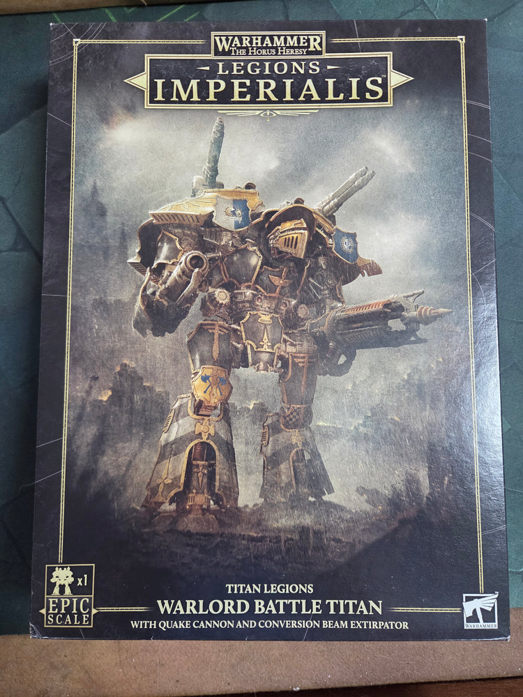 Legion Imperialis - Warlord Battle Titan with Quake Cannon and Conversion Beam Extirpator