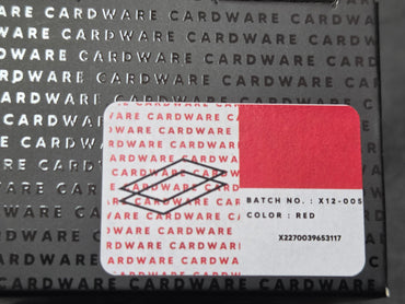 Cardware - Red Sleeves