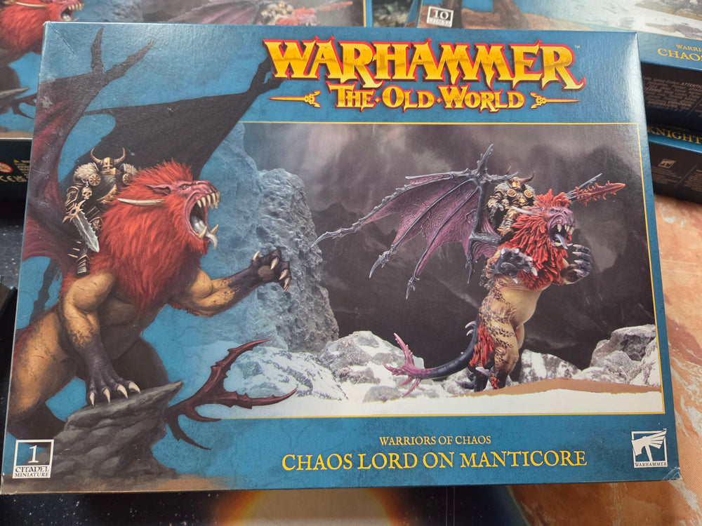 Warriors of Chaos - Chaos Lord on Manticore