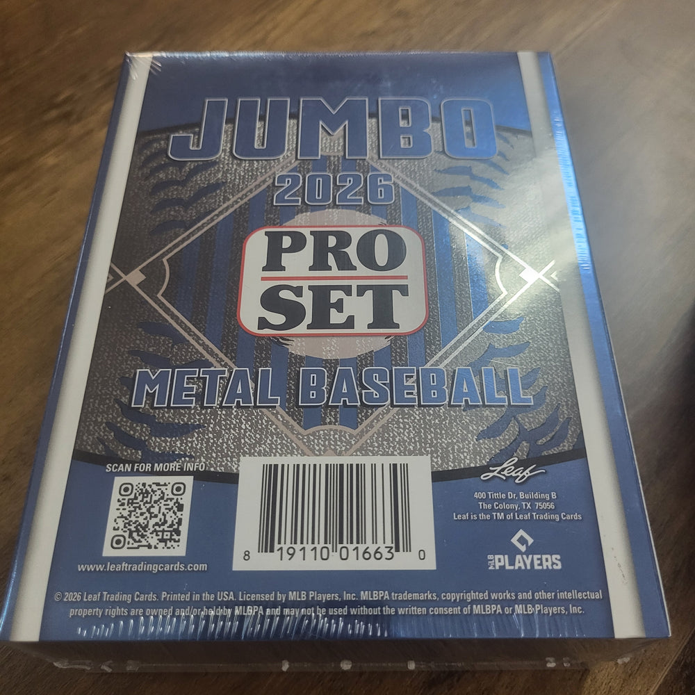 Leaf Jumbo 2026 Pro Set Metal Baseball