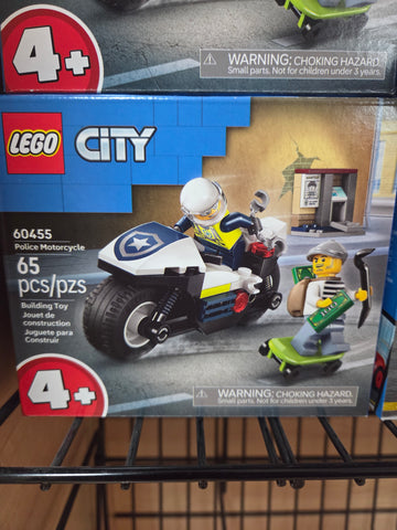 Lego - Police Motorcycle Chase 60455