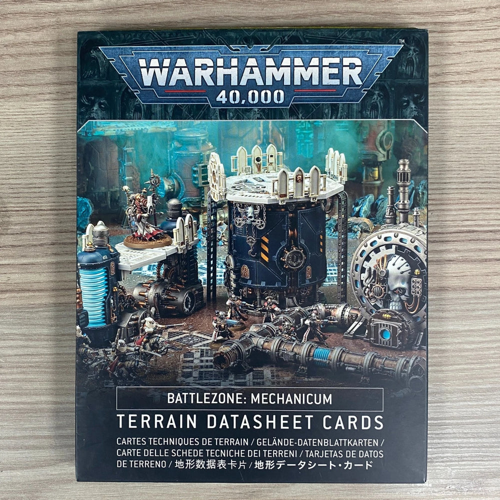 BATTLEZONE MECHANICUM TERRAIN DATASHEET CARDS WARHAMMER 40K 40,000 COMPLETE