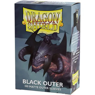 Dragon Shield Black Outer 100 Matte Outer Sleeves