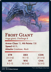 Frost Giant Art Card (Gold-Stamped Signature) [Dungeons & Dragons: Adventures in the Forgotten Realms Art Series]