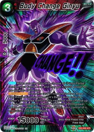 Body Change Ginyu (SPR) (TB3-006_SPR) [Clash of Fates]