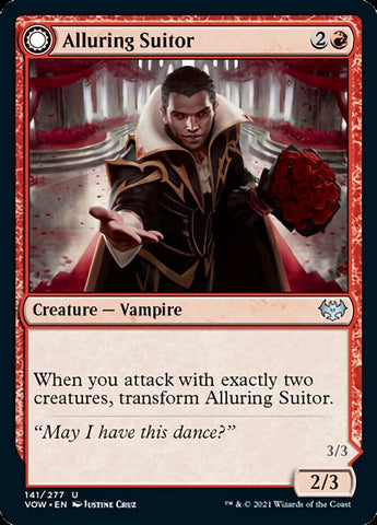 Alluring Suitor // Deadly Dancer [Innistrad: Crimson Vow]