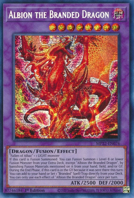 branded yugioh cards Yu-Gi-Oh Card - SDAZ-EN021 Fallen of Albaz + 1 LIGHT monsterIf this card is Fusion Summoned YuGiOh Spell Card Branded in