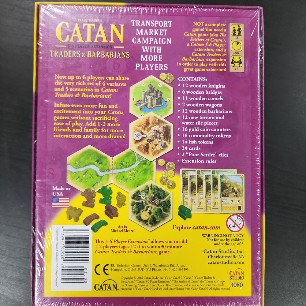 Catan: Traders & barbarians: 5-6 player extension