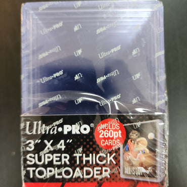 Super Thick Toploader 3x4 10pk Holds 260