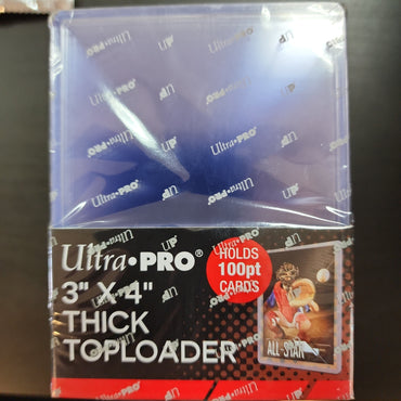 Super Thick Toploader 3x4 25pk Holds 100