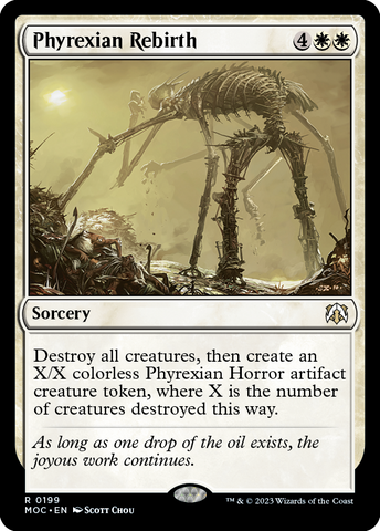 Phyrexian Rebirth [March of the Machine Commander]