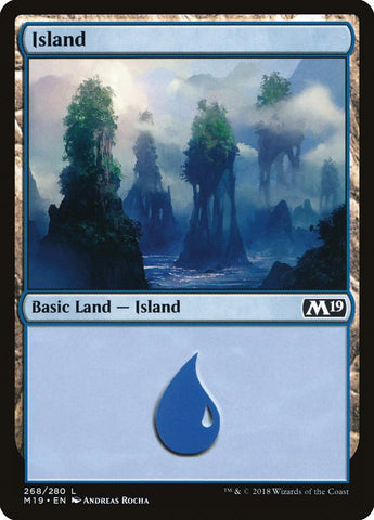 Island (268) [Core Set 2019]