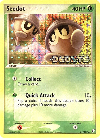 Seedot (71/107) (Stamped) [EX: Deoxys]