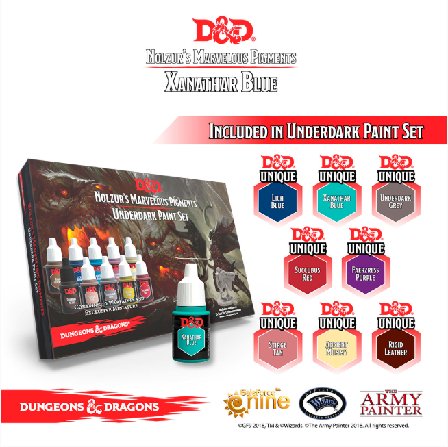 D&D Unique Warpaint: Xanathar Blue - Baxter's Game Store