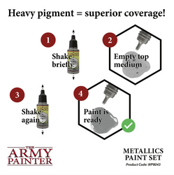 Warpaints Metallics Paint Set | The Army Painter Pros