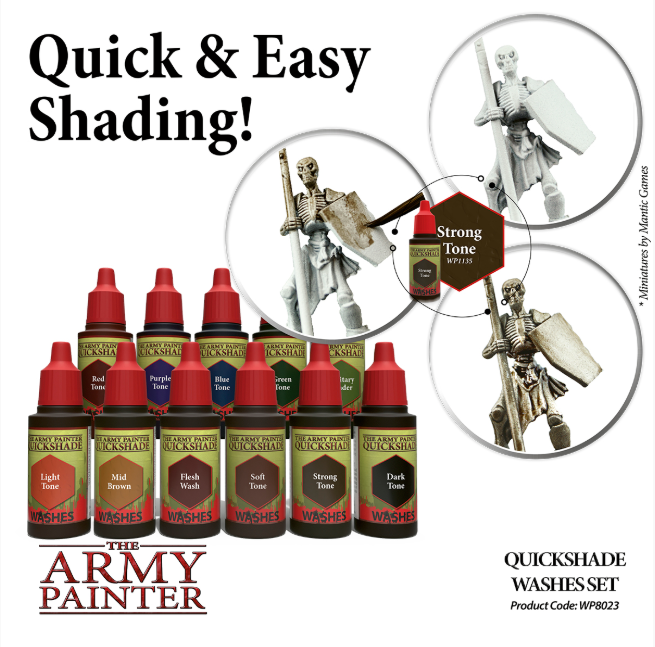 Quickshade Washes Set | The Army Painter Example