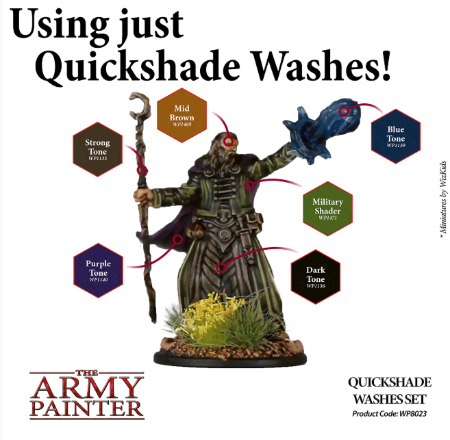 Quickshade Washes Set | The Army Painter Colors