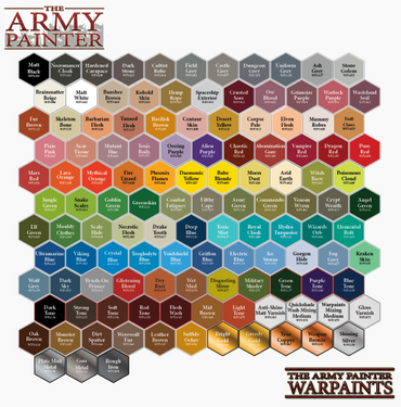 The Army Painter Warpaints Colors