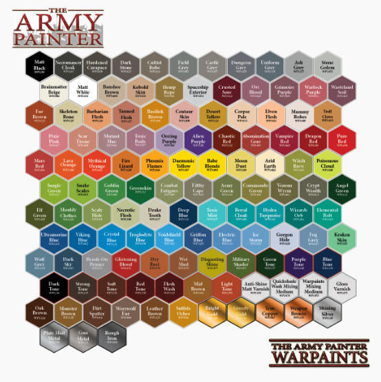 The Army Painter Warpaints Colors