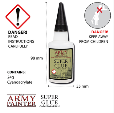 Super Glue | The Army Painter Warnings