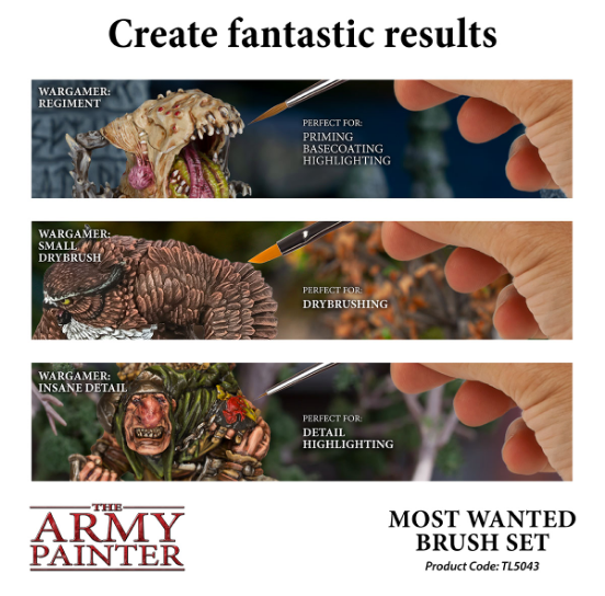 Most Wanted Brush Set (2019) | The Army Painter Examples