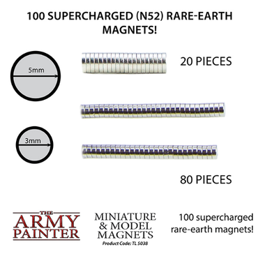 Miniature & Model Magnets (2019) | The Army Painter Sizes