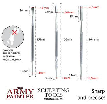 Sculpting Tools (2019) | The Army Painter Specs