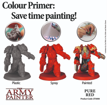 Pure Red | Colour Primers | The Army Painter Example