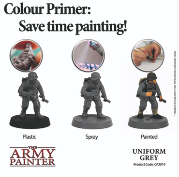 Uniform Grey | Colour Primers | The Army Painter Example