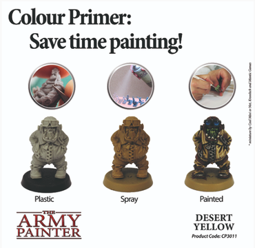Desert Yellow | Colour Primers | The Army Painter Example