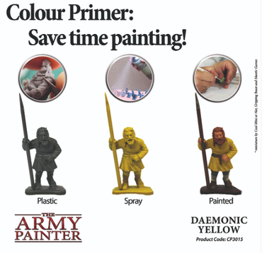 Daemonic Yellow | Colour Primers | The Army Painter Example