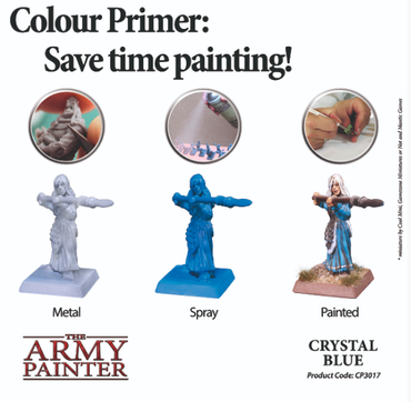 Crystal Blue | Colour Primers | The Army Painter Sample