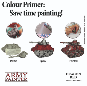 Dragon Red | Colour Primers | The Army Painter Example