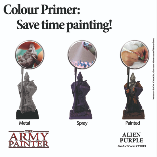 Alien Purple Color Spray Example