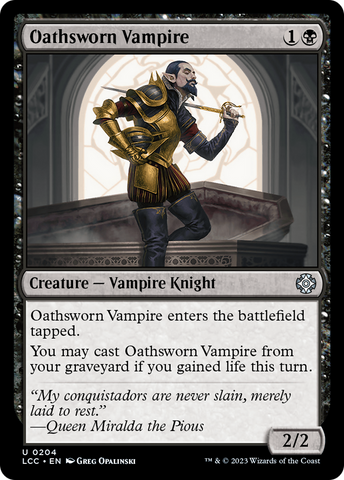 Oathsworn Vampire [The Lost Caverns of Ixalan Commander]