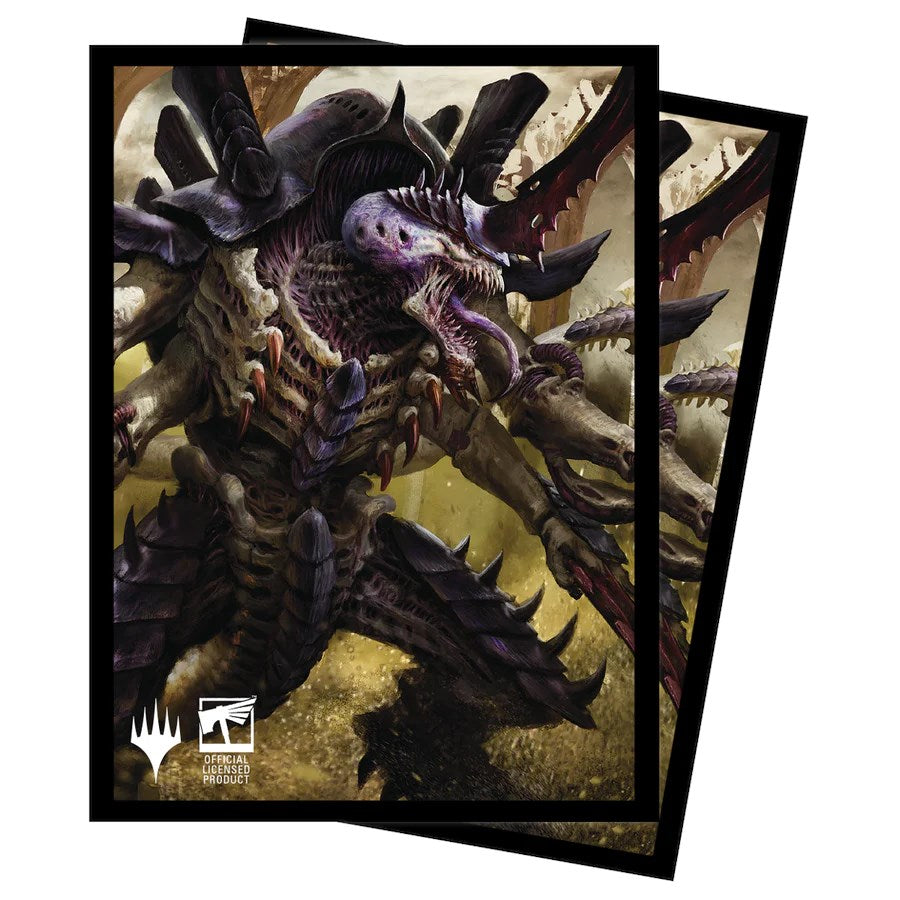 tyranid card sleeves 105ct APEX DECK PROTECTOR for Warhammer 40,000 Ultra PRO International Sized for standard size trading cards measuring 2.5 in Ultra Pro Warhammer 40K Tyranids