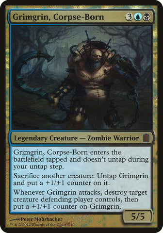 Grimgrin, Corpse-Born (Oversized) [Commander's Arsenal Oversized]