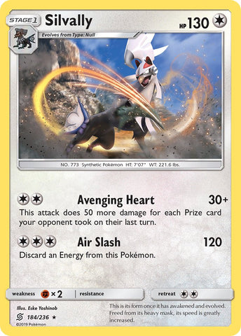 Silvally (184/236) (Theme Deck Exclusive) [Sun & Moon: Unified Minds]