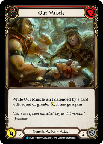 Out Muscle (Red) [MON248-RF] (Monarch)  1st Edition Rainbow Foil