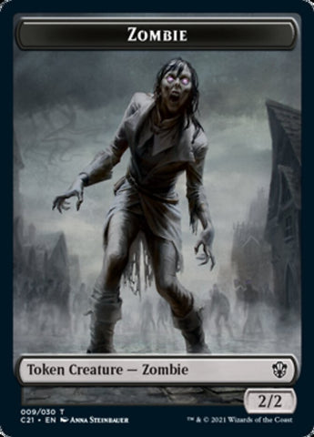 Zombie // Spirit Token [Commander 2021 Tokens]