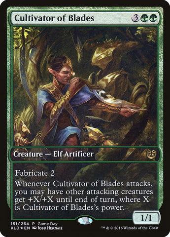 Cultivator of Blades (Game Day) [Kaladesh Promos]