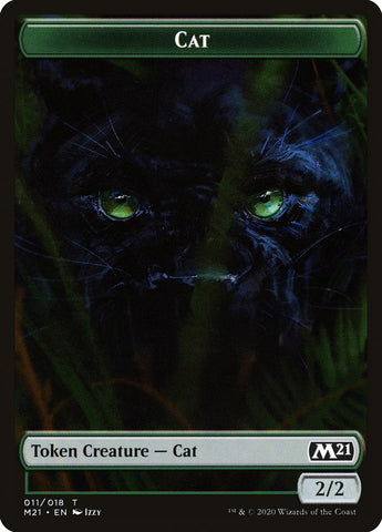 Angel // Cat (011) Double-sided Token [Core Set 2021 Tokens]