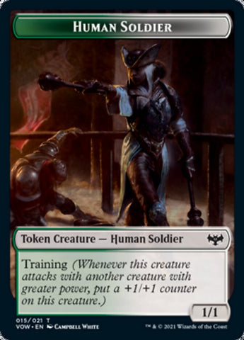 Human Soldier Token [Innistrad: Crimson Vow Tokens]