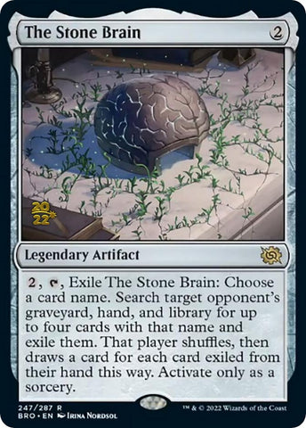 The Stone Brain [The Brothers' War: Prerelease Promos]
