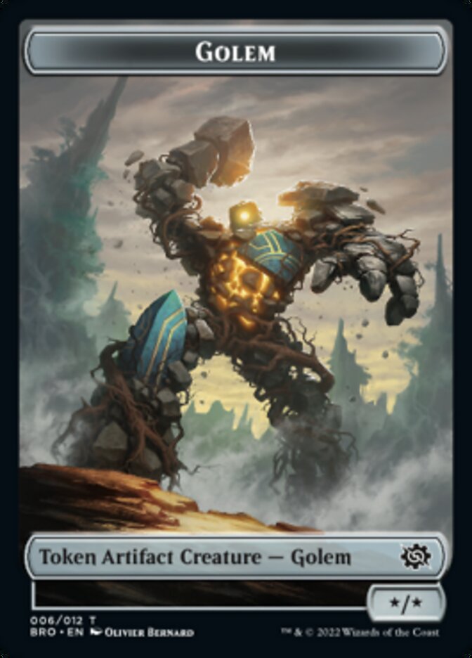 Golem Token [The Brothers' War Tokens]